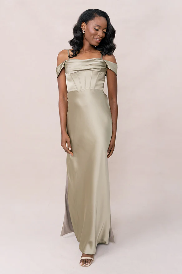 London Convertible Satin Dress | Made To Order - Image 94