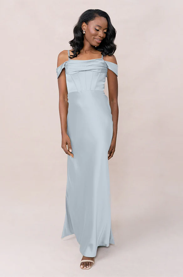 London Convertible Satin Dress | Made To Order - Image 95