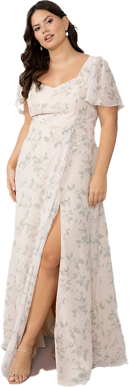 Madeline Convertible Chiffon Floral Print Dress | Made To Order - Image 31