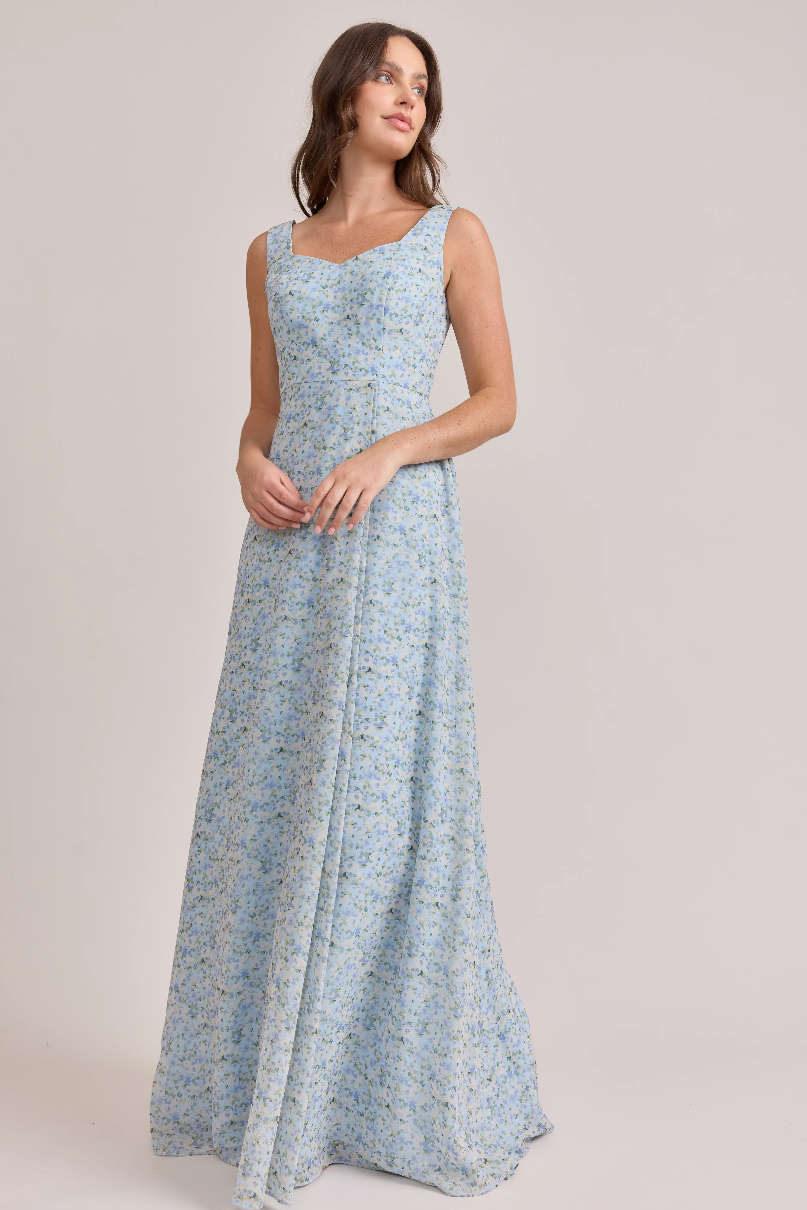 Madeline Convertible Chiffon Floral Print Dress | Made To Order - Image 51