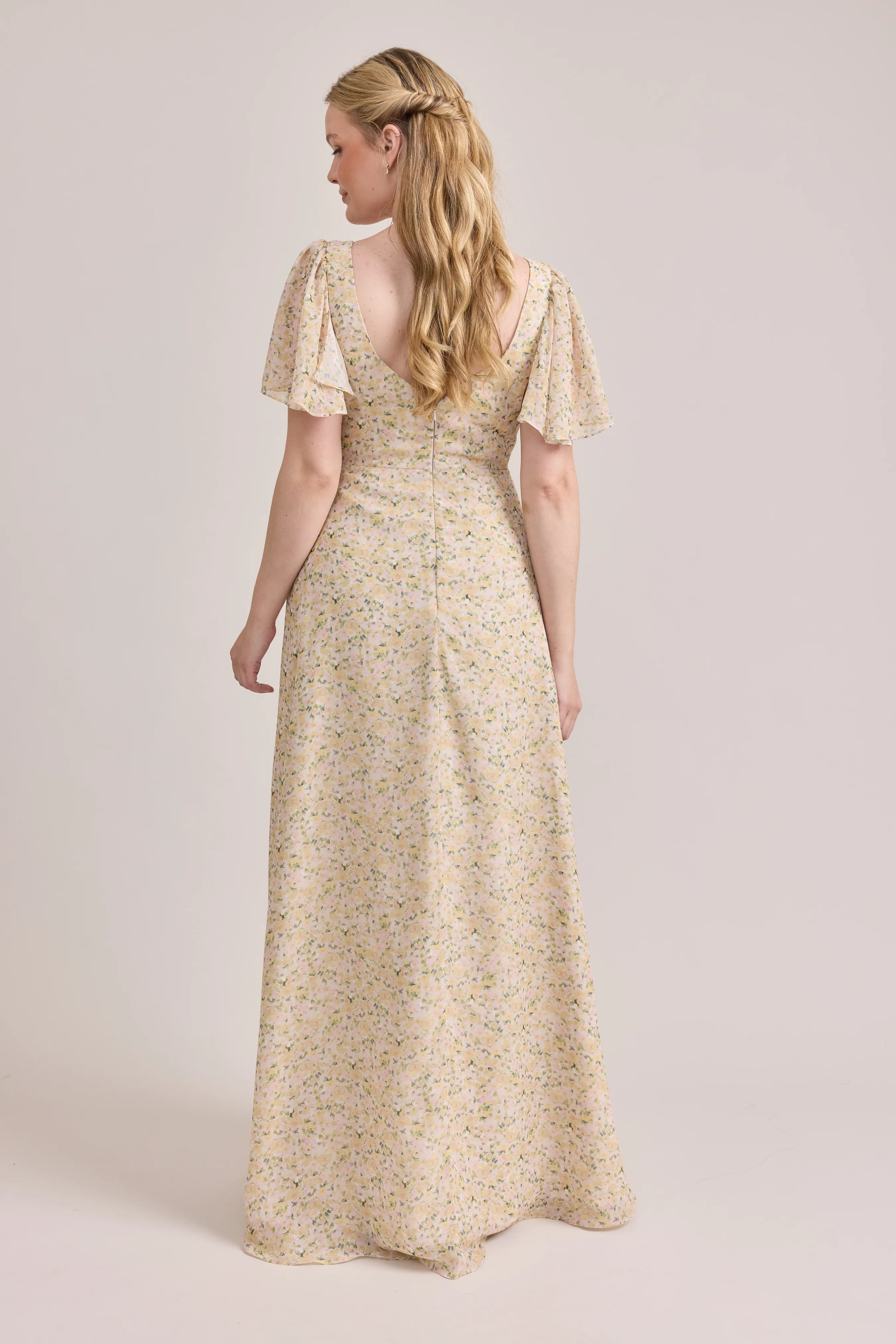 Madeline Convertible Chiffon Floral Print Dress | Made To Order - Image 55