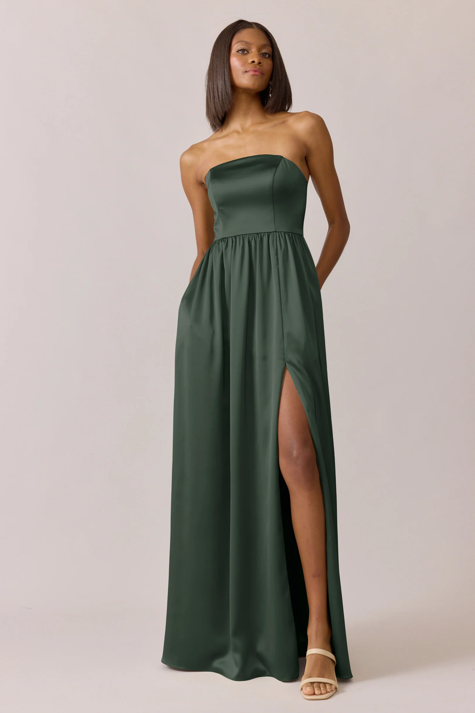 Maren Satin Dress | Made To Order - Image 85