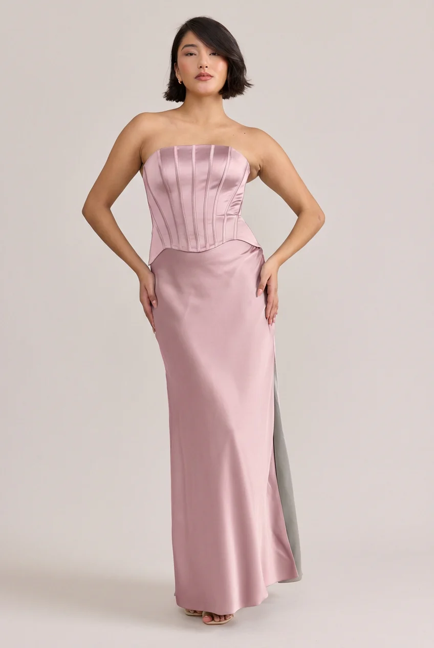Marina Satin Dress | Made To Order - Image 107