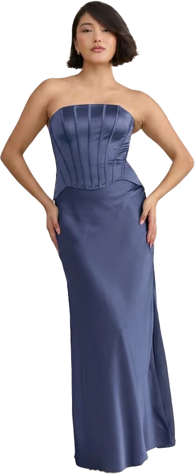 Marina Satin Dress | Made To Order - Image 137