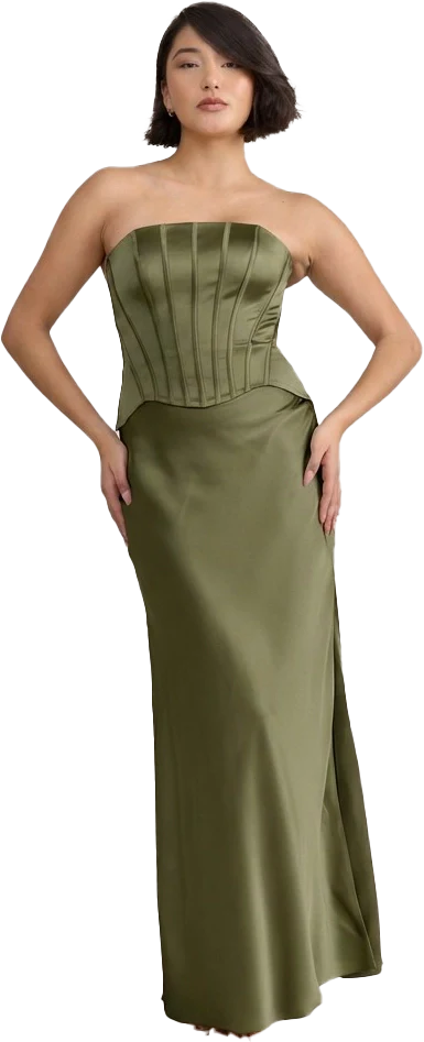 Marina Satin Dress | Made To Order - Image 145