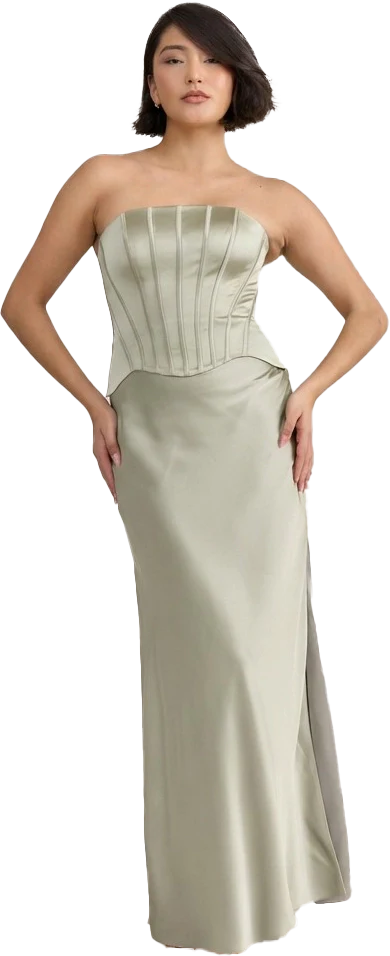 Marina Satin Dress | Made To Order - Image 160