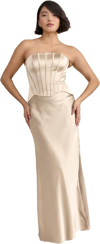 Marina Satin Dress | Made To Order - Image 162
