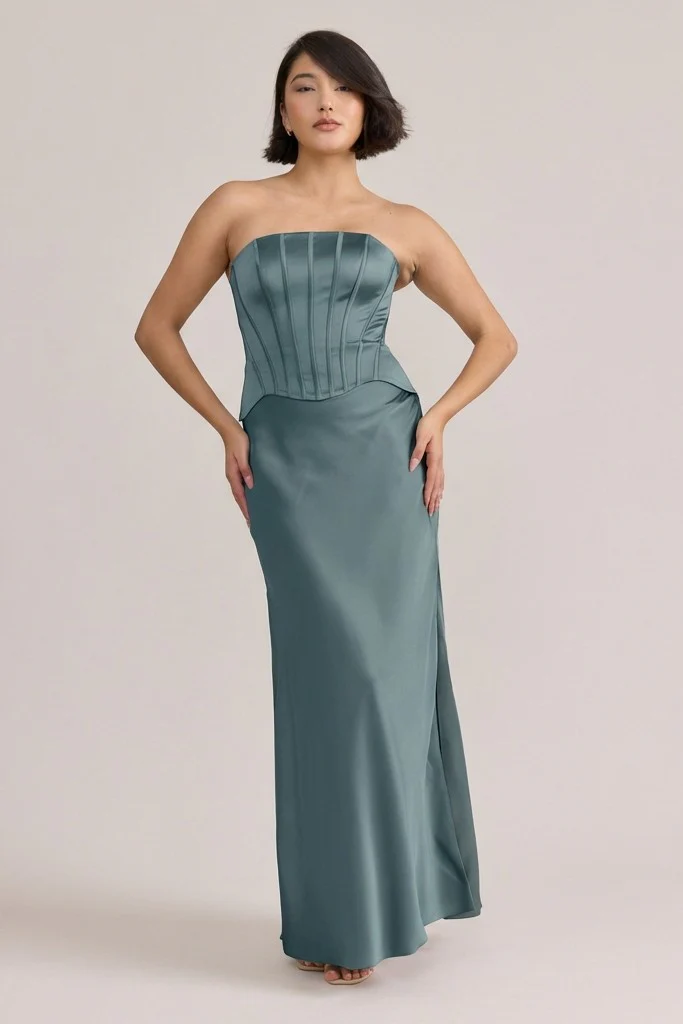 Marina Satin Dress | Made To Order - Image 29