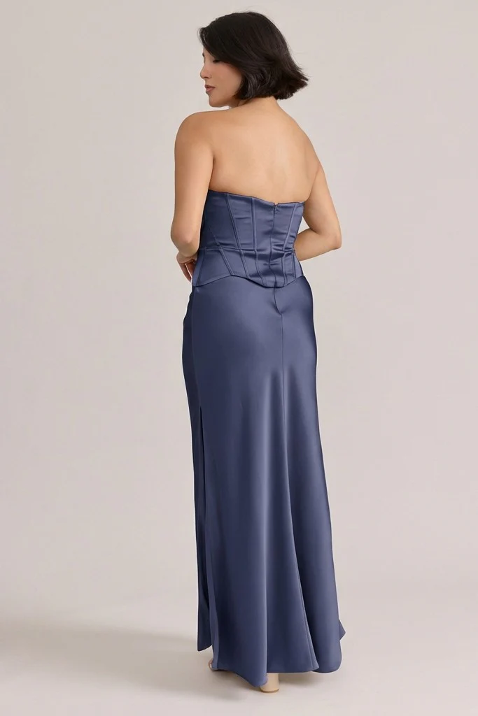 Marina Satin Dress | Made To Order - Image 58