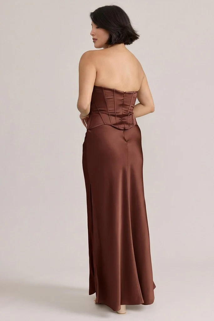 Marina Satin Dress | Made To Order - Image 66