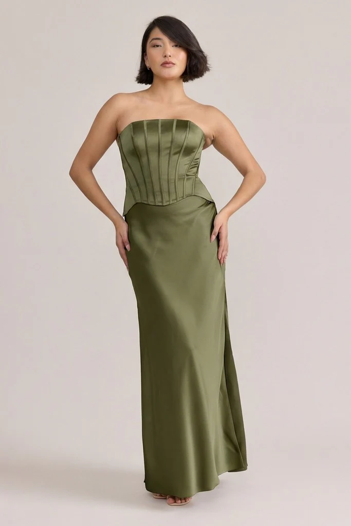 Marina Satin Dress | Made To Order - Image 72
