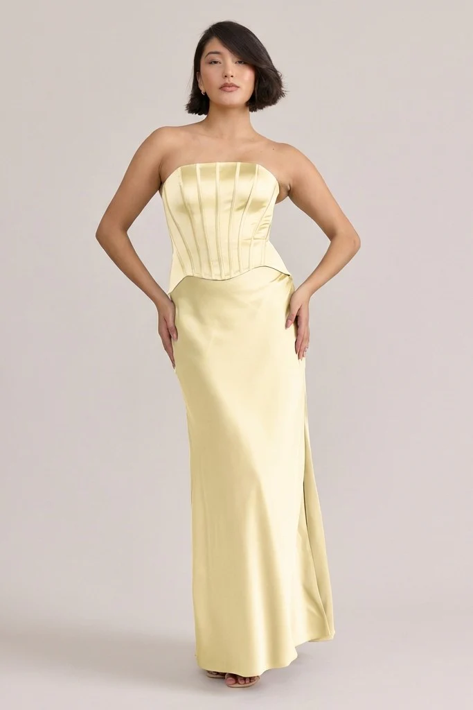 Marina Satin Dress | Made To Order - Image 76