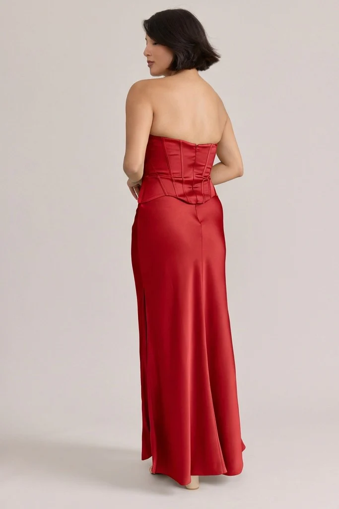 Marina Satin Dress | Made To Order - Image 82