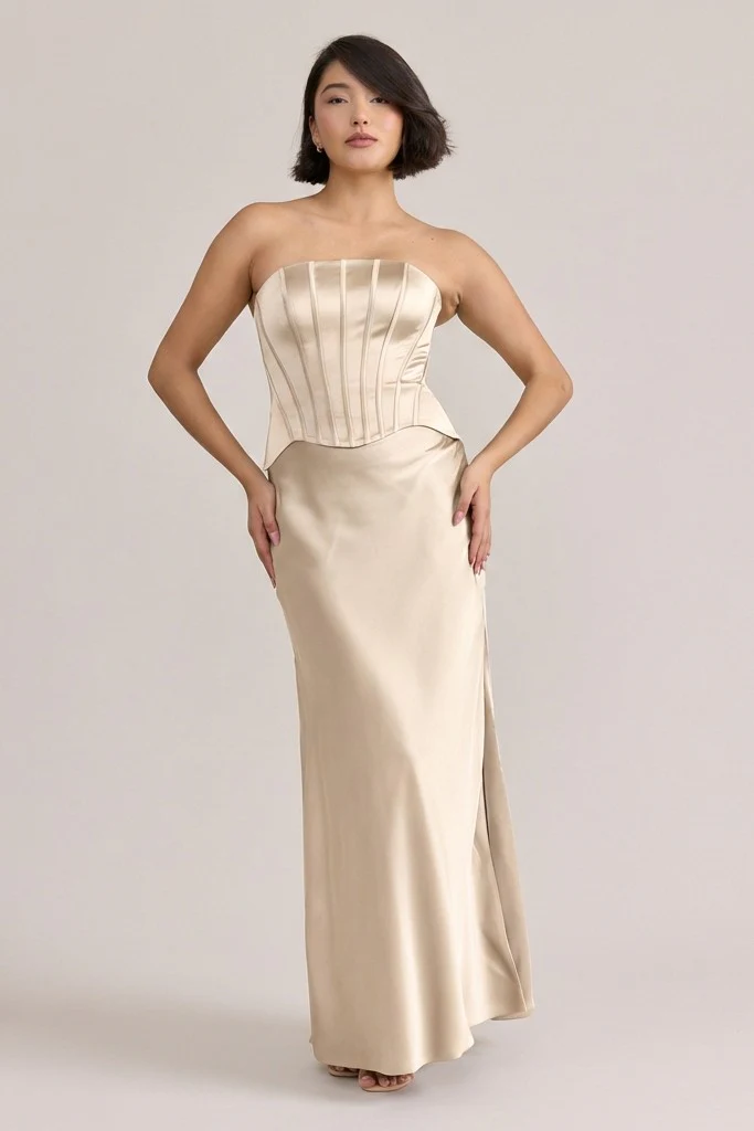 Marina Satin Dress | Made To Order - Image 97