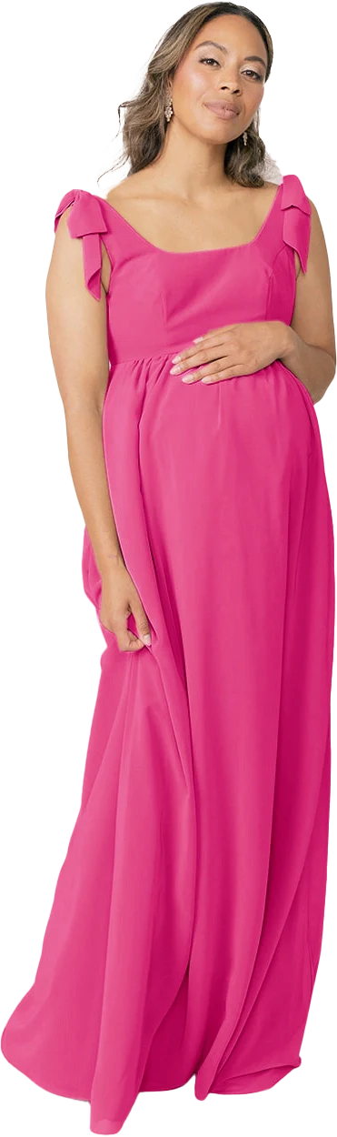 Maternity Bowie Chiffon Dress | Made To Order - Image 101