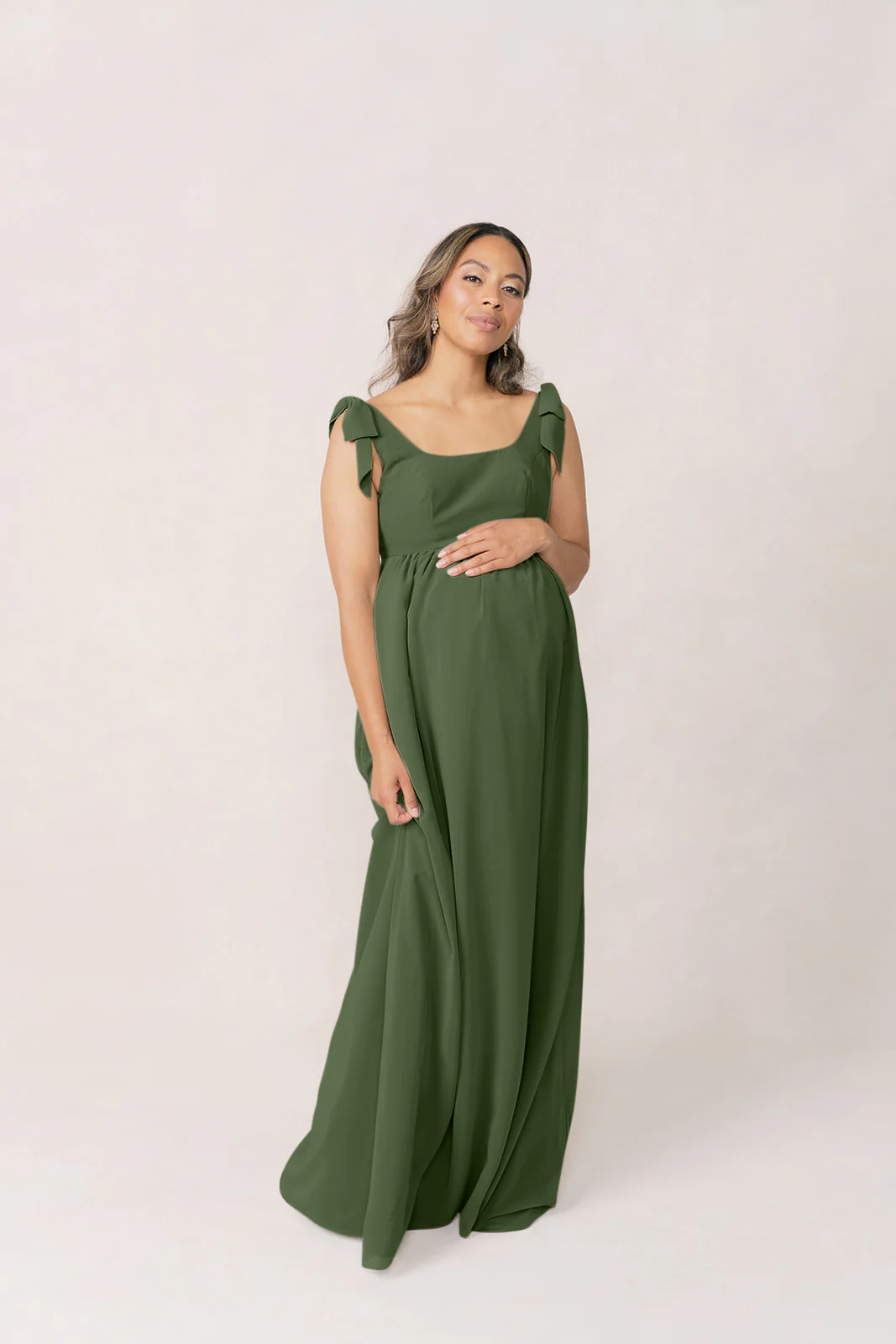 Maternity Bowie Chiffon Dress | Made To Order - Image 29