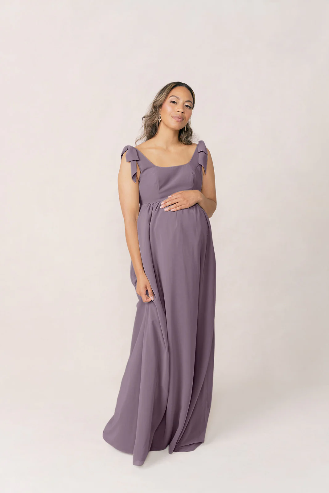Maternity Bowie Chiffon Dress | Made To Order - Image 46