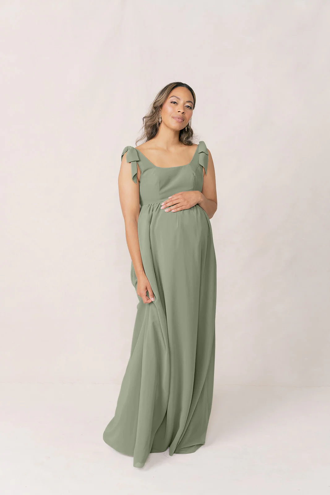 Maternity Bowie Chiffon Dress | Made To Order - Image 50