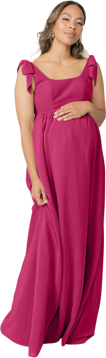 Maternity Bowie Chiffon Dress | Made To Order - Image 70