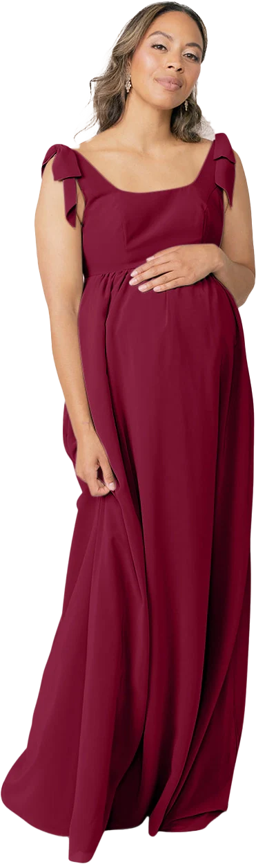 Maternity Bowie Chiffon Dress | Made To Order - Image 75