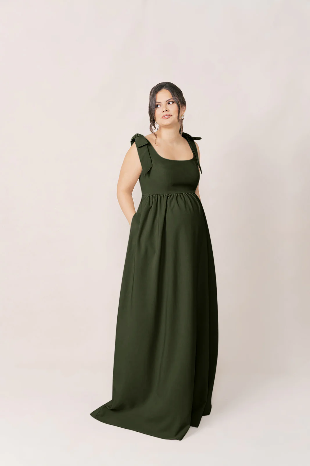Maternity Bowie Crepe Dress | Made To Order - Image 11