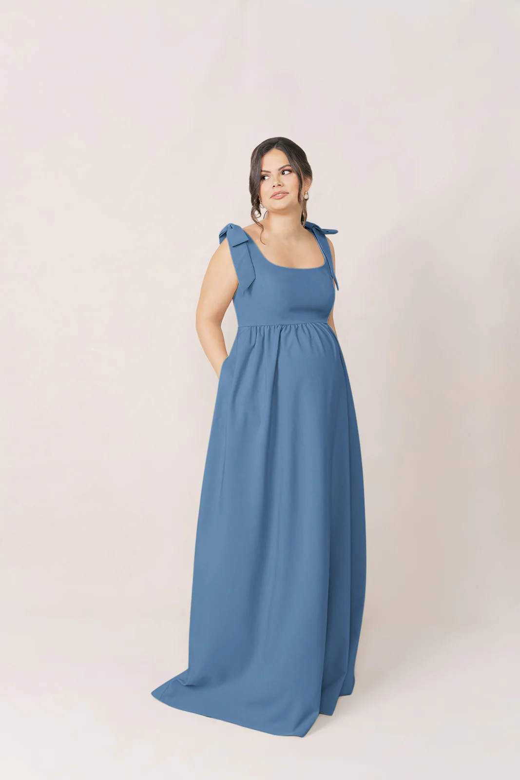Maternity Bowie Crepe Dress | Made To Order - Image 13