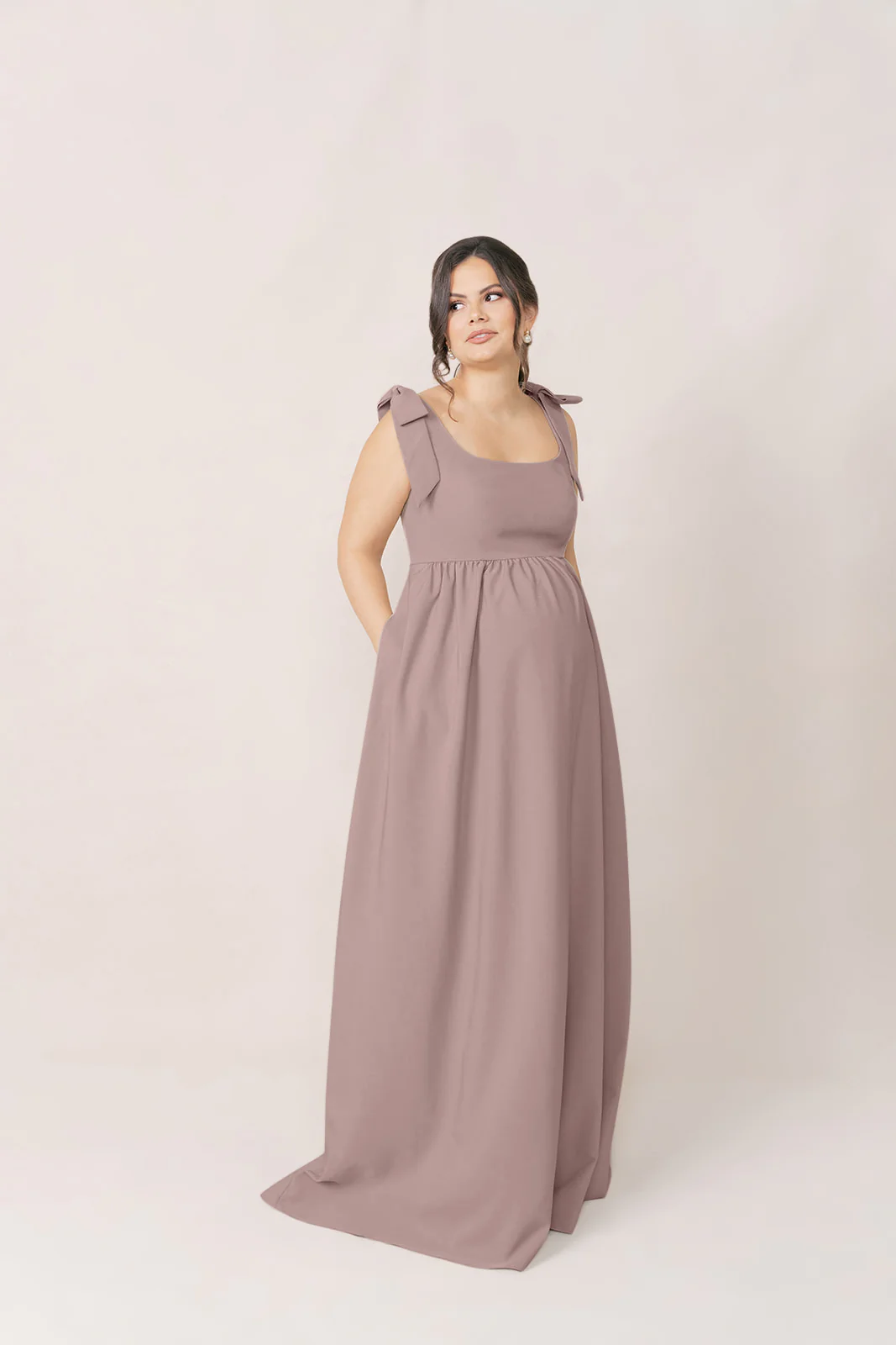 Maternity Bowie Crepe Dress | Made To Order - Image 17