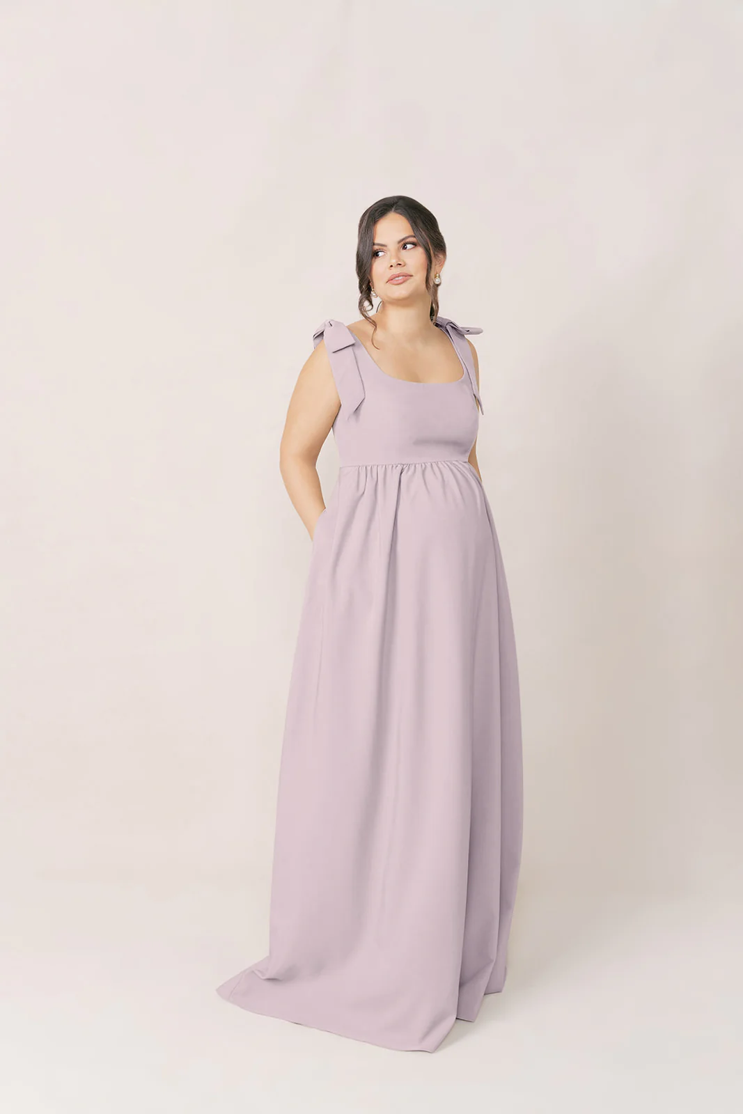 Maternity Bowie Crepe Dress | Made To Order - Image 19