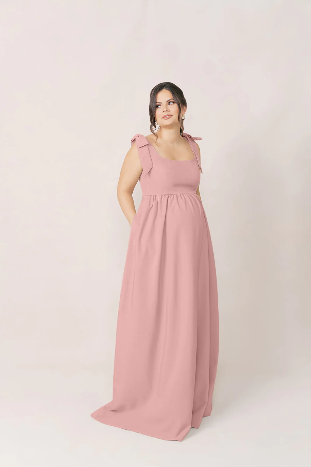 Maternity Bowie Crepe Dress | Made To Order - Image 25