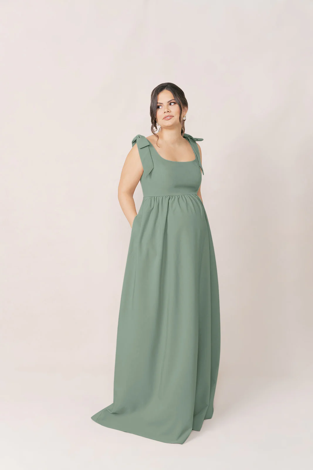 Maternity Bowie Crepe Dress | Made To Order - Image 26