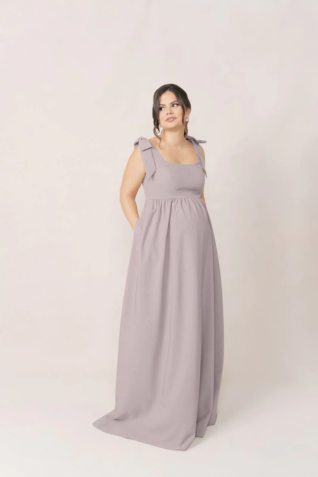 Maternity Bowie Crepe Dress | Made To Order - Image 27