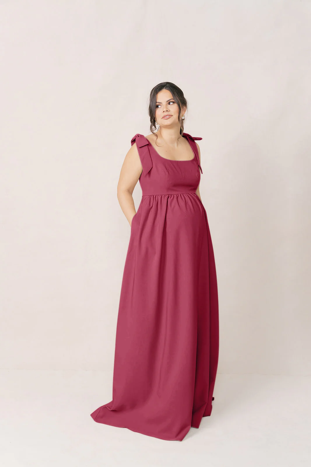 Maternity Bowie Crepe Dress | Made To Order - Image 29