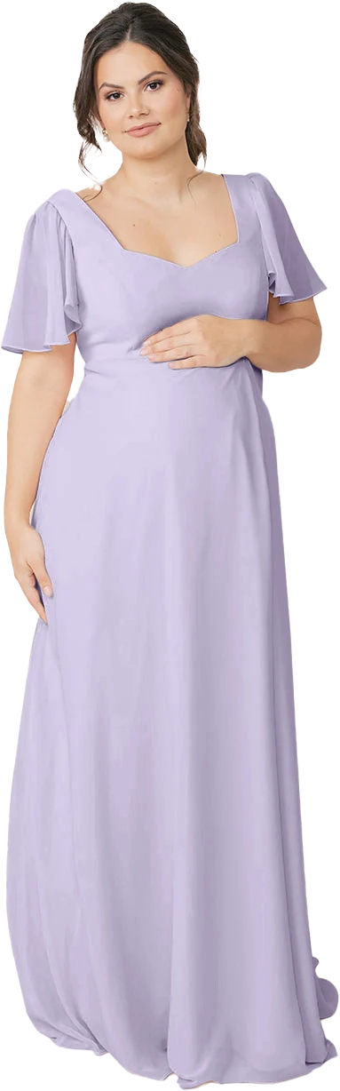 Maternity Madeline Convertible Chiffon Dress | Made To Order - Image 100