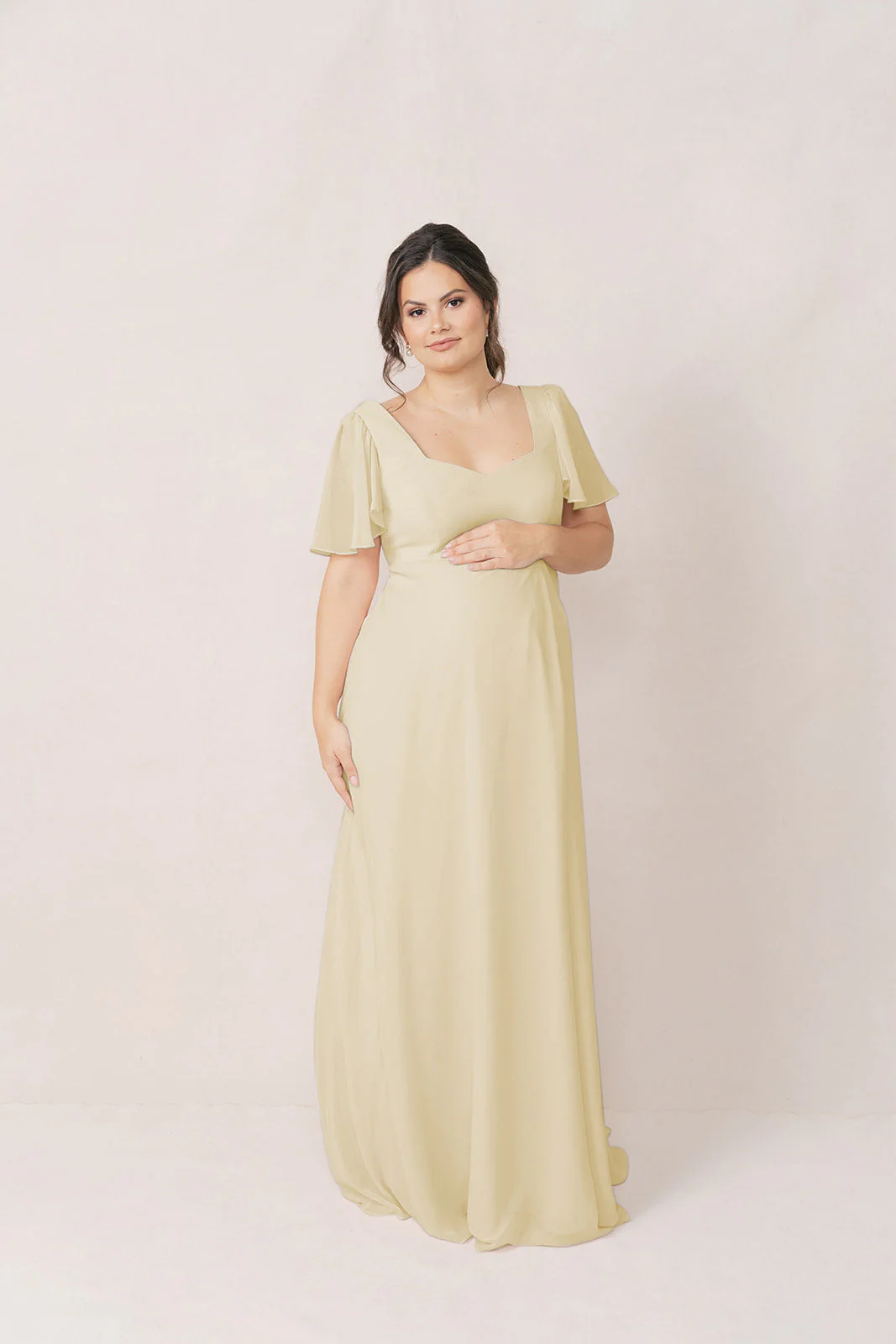 Maternity Madeline Convertible Chiffon Dress | Made To Order - Image 104