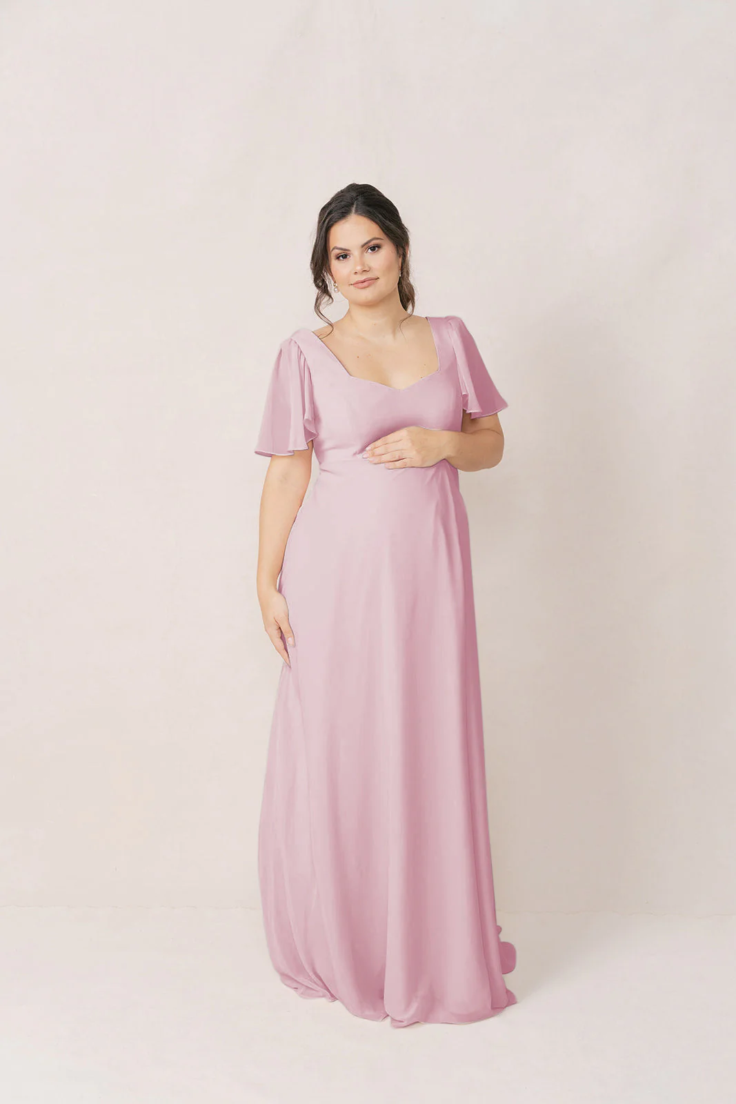 Maternity Madeline Convertible Chiffon Dress | Made To Order - Image 106