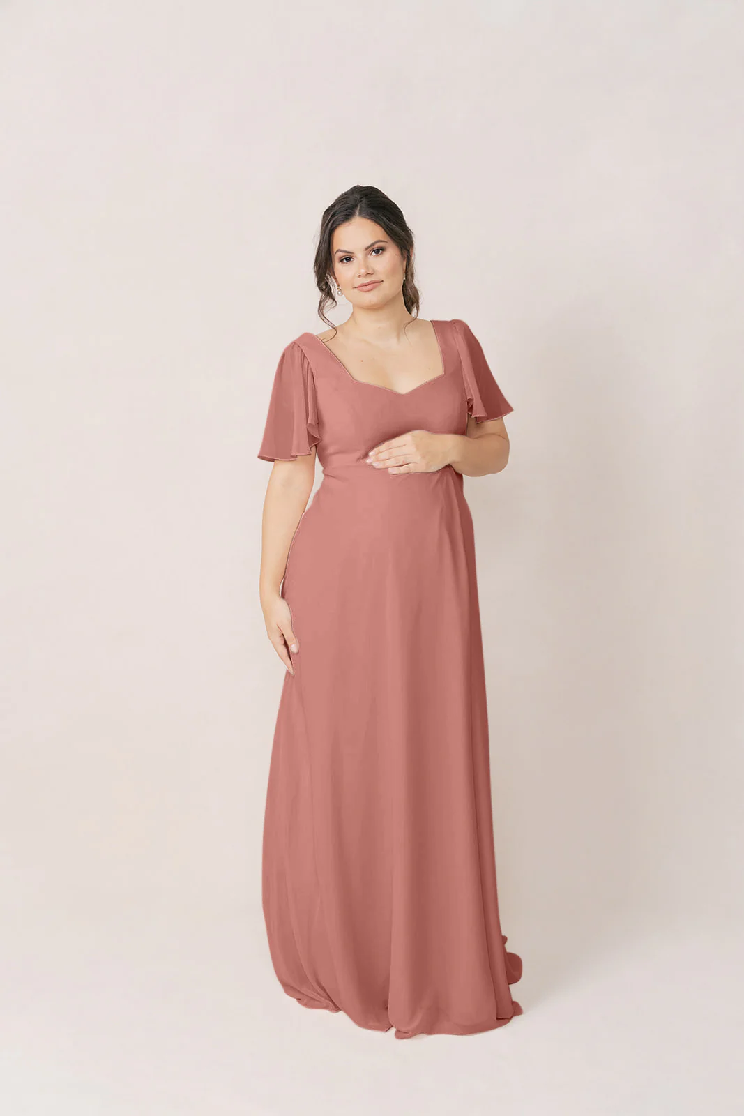 Maternity Madeline Convertible Chiffon Dress | Made To Order - Image 15