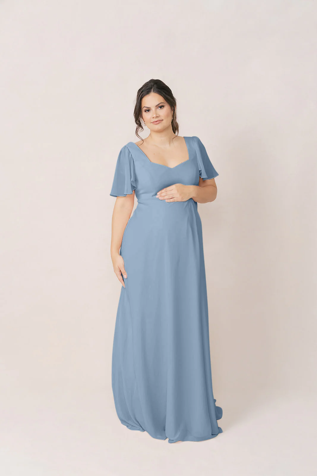 Maternity Madeline Convertible Chiffon Dress | Made To Order - Image 21