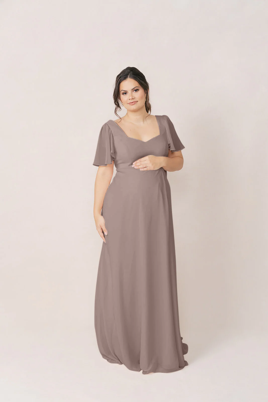 Maternity Madeline Convertible Chiffon Dress | Made To Order - Image 24