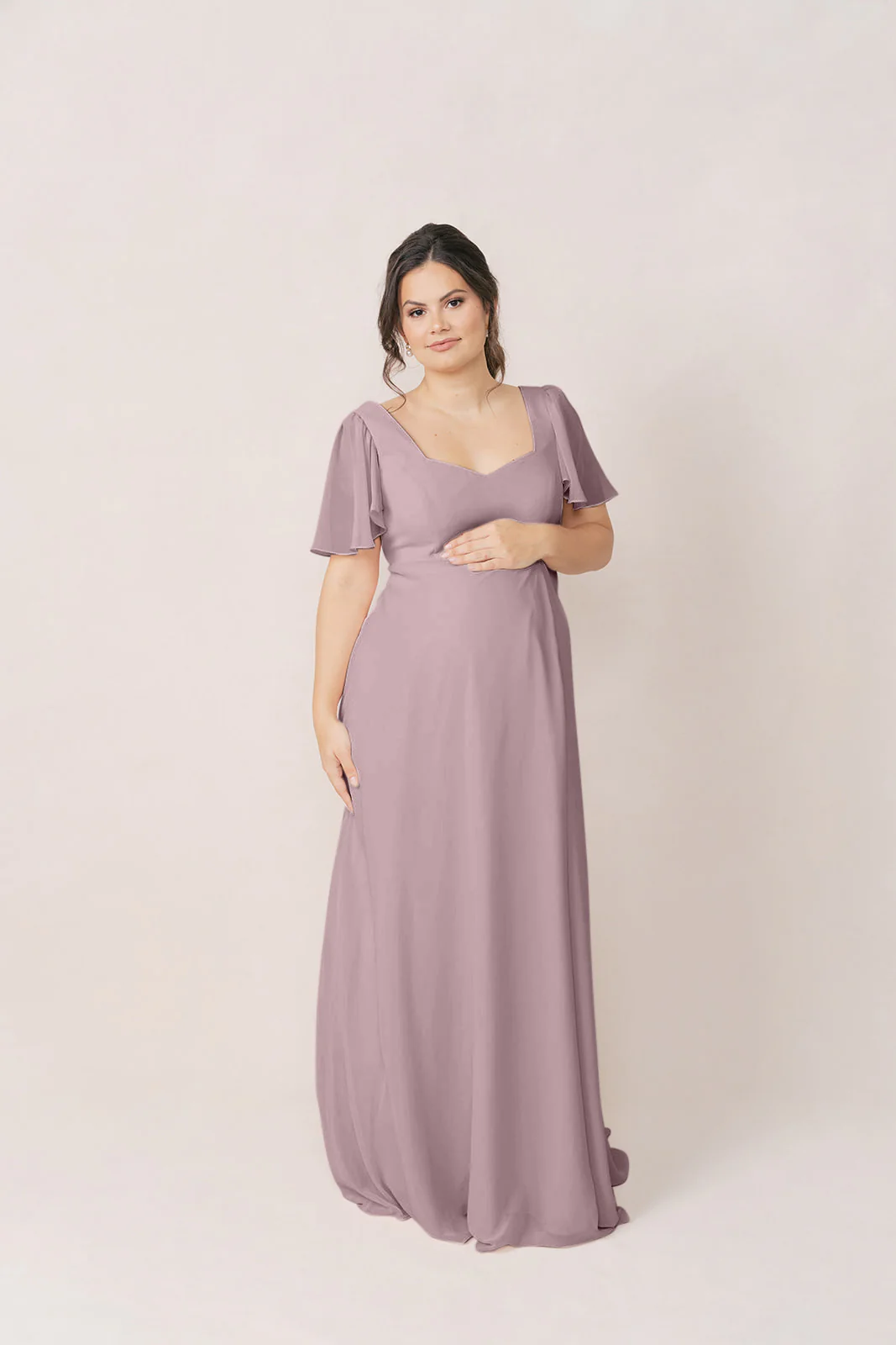 Maternity Madeline Convertible Chiffon Dress | Made To Order - Image 27