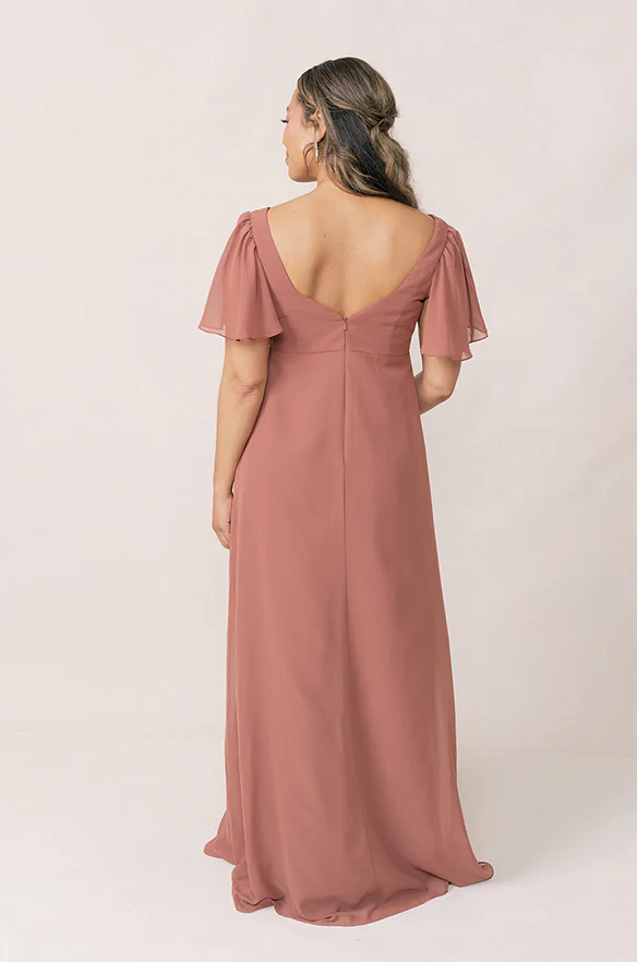 Maternity Madeline Convertible Chiffon Dress | Made To Order - Image 3