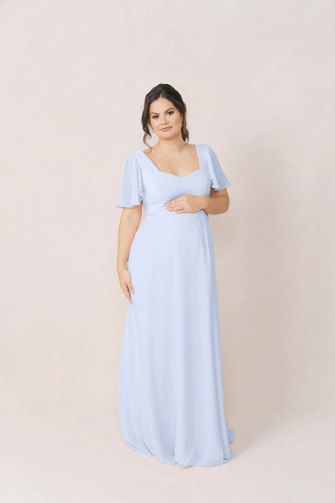 Maternity Madeline Convertible Chiffon Dress | Made To Order - Image 30