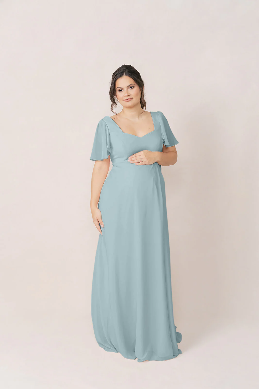 Maternity Madeline Convertible Chiffon Dress | Made To Order - Image 32