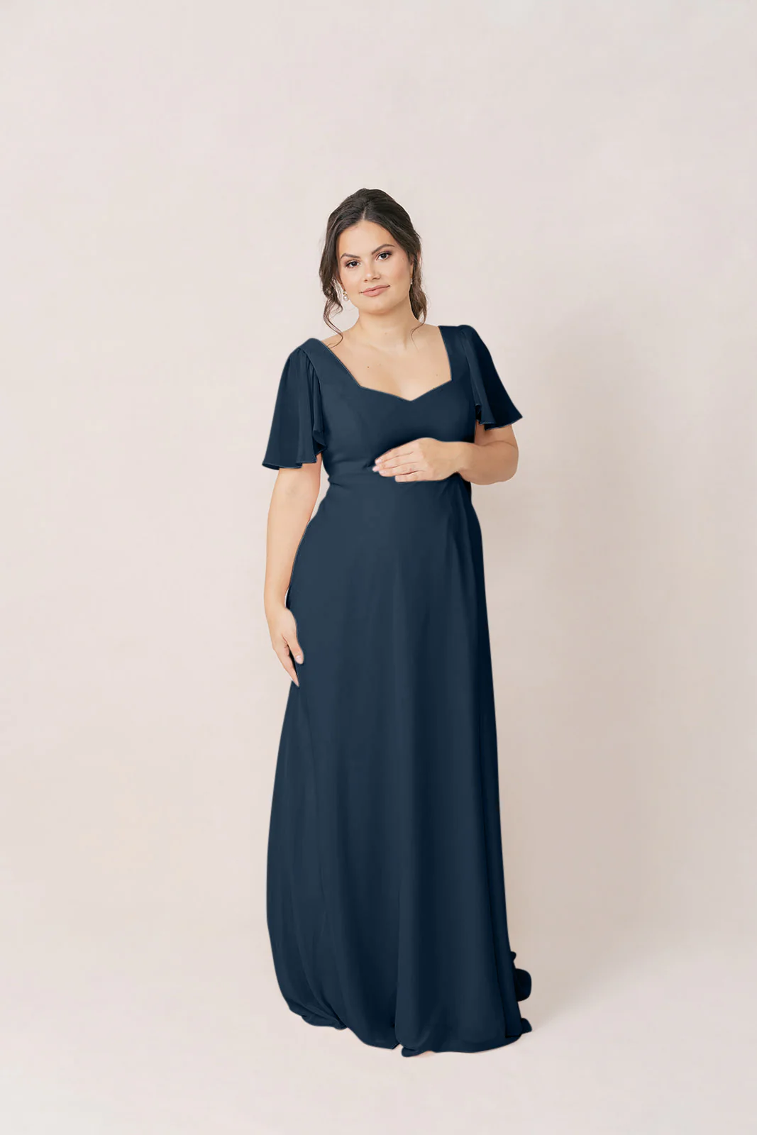 Maternity Madeline Convertible Chiffon Dress | Made To Order - Image 33