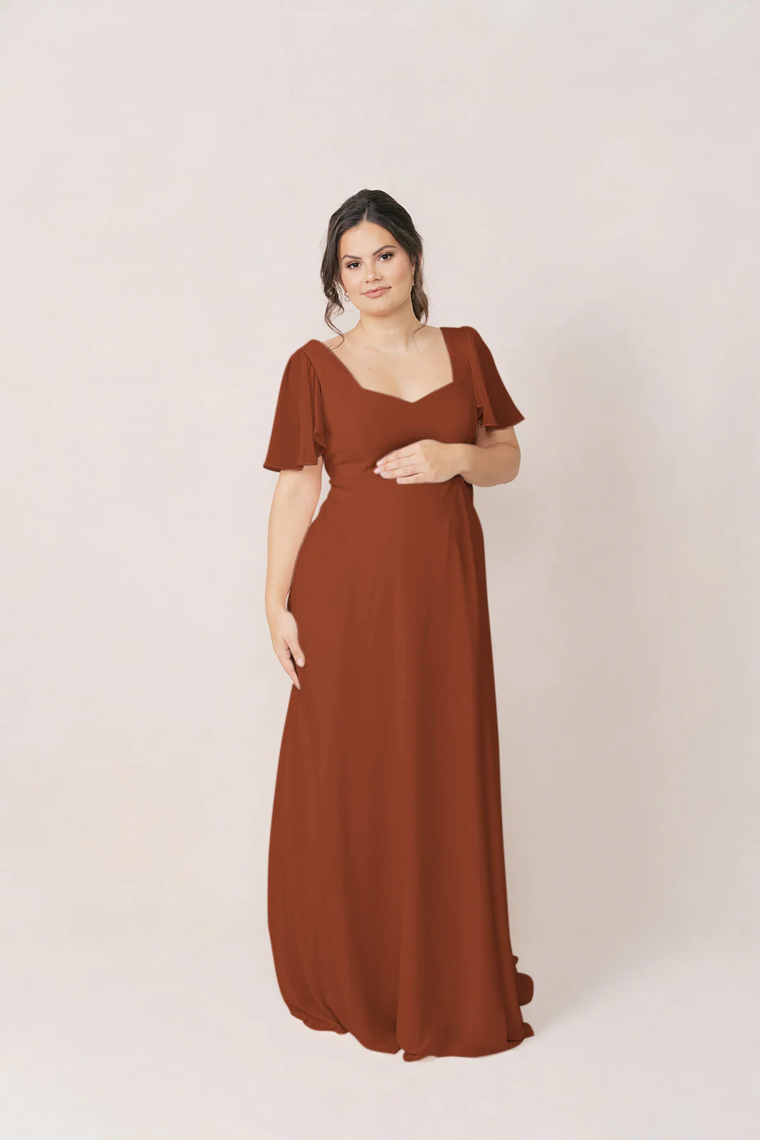 Maternity Madeline Convertible Chiffon Dress | Made To Order - Image 38