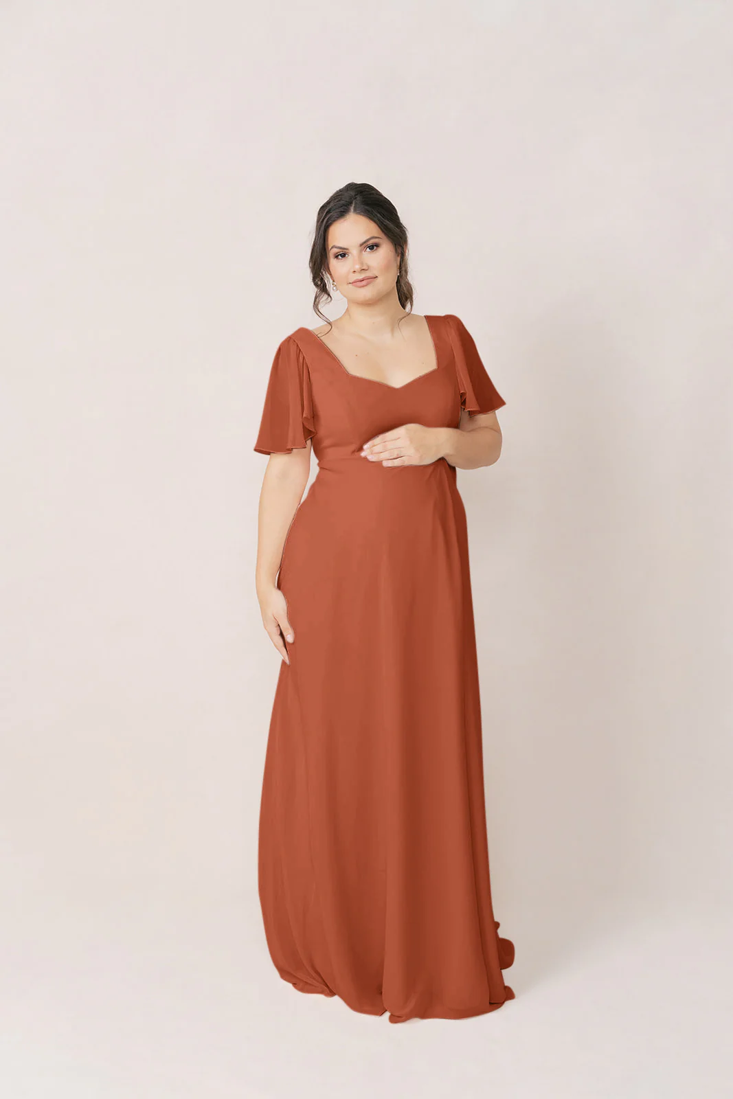 Maternity Madeline Convertible Chiffon Dress | Made To Order - Image 39