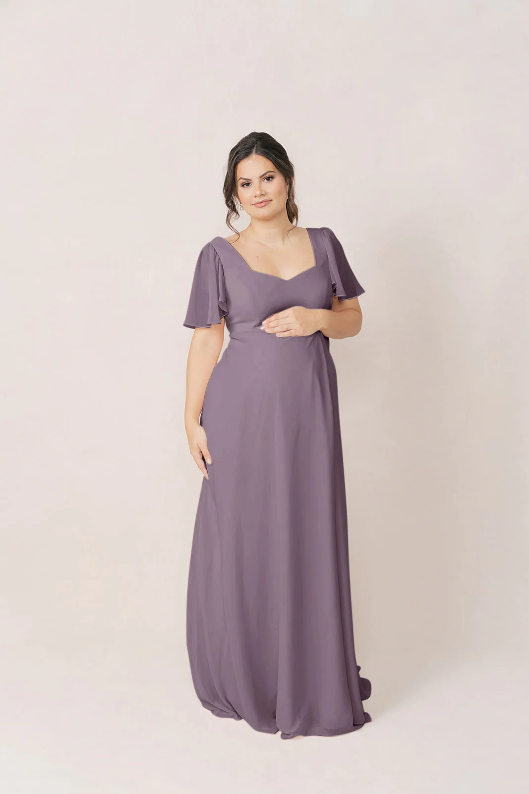 Maternity Madeline Convertible Chiffon Dress | Made To Order - Image 46