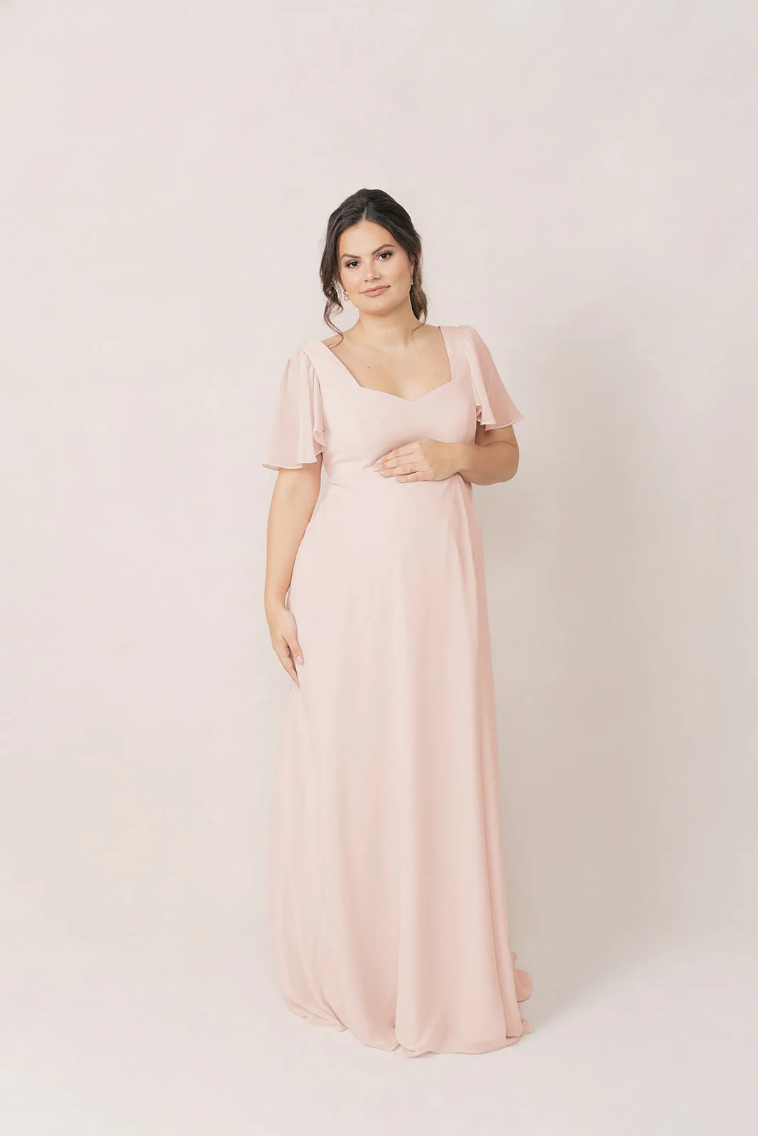 Maternity Madeline Convertible Chiffon Dress | Made To Order - Image 6