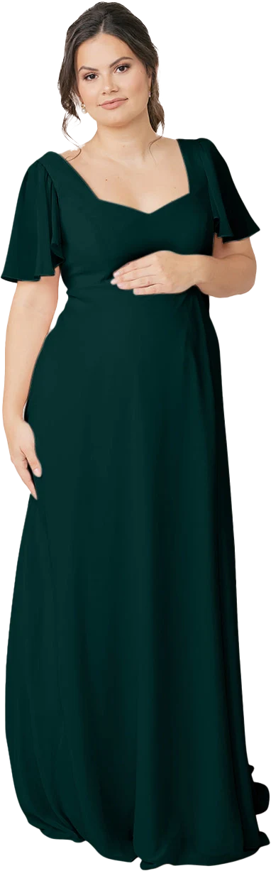 Maternity Madeline Convertible Chiffon Dress | Made To Order - Image 62