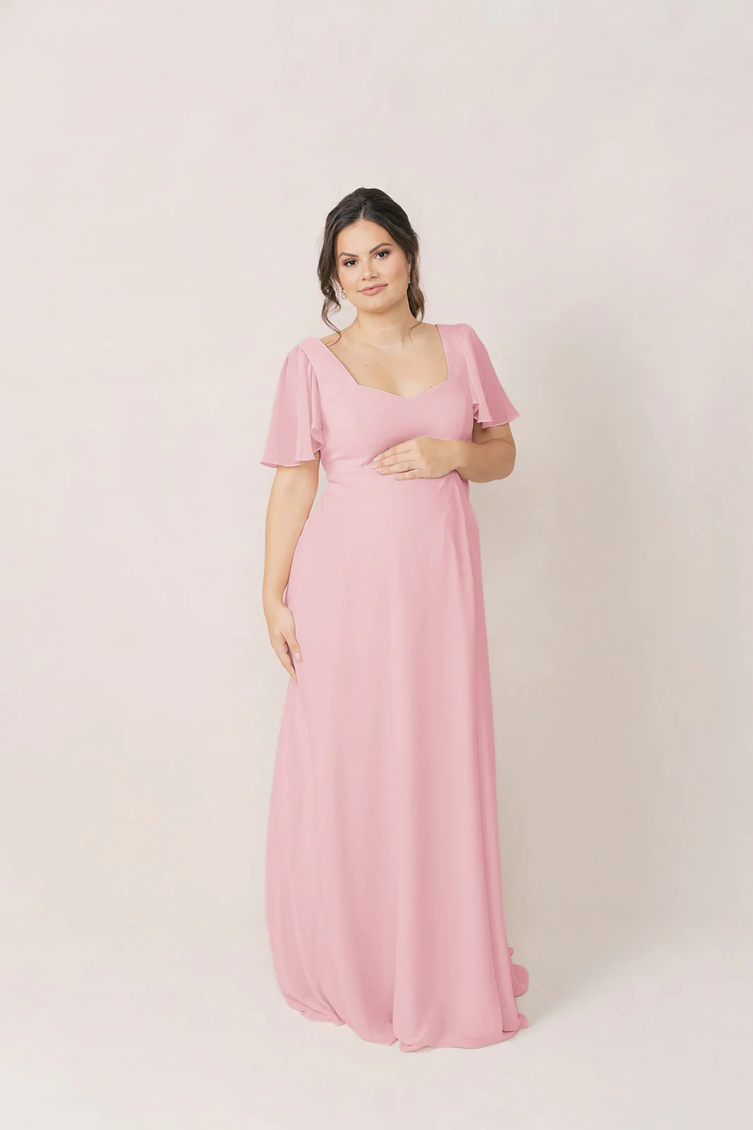 Maternity Madeline Convertible Chiffon Dress | Made To Order - Image 7