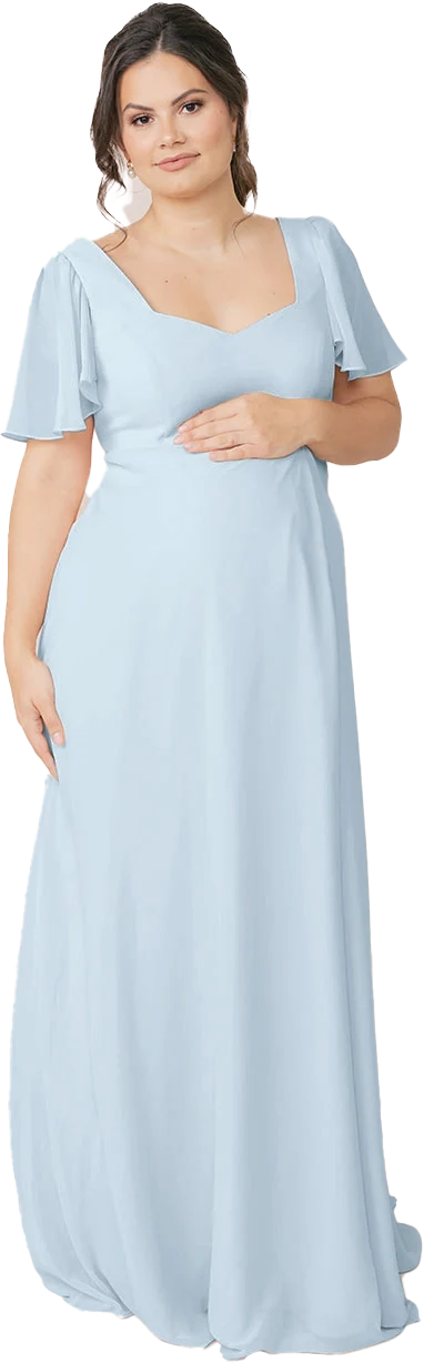 Maternity Madeline Convertible Chiffon Dress | Made To Order - Image 75